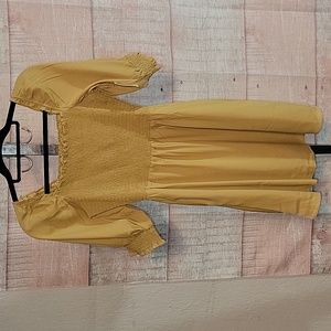 GOODTHREADS Yellow Dress size small.
